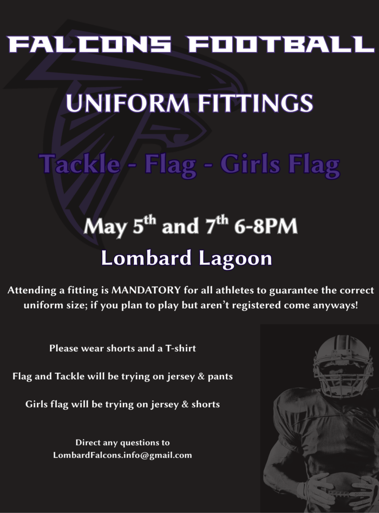 Football Uniform Fitting - Full Page